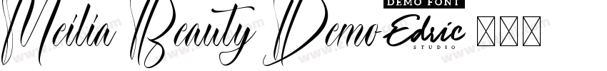 Meilia Beauty Demo字体转换
